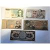 Image 1 : 3) LOT OF 5 ASSORTED WORLD BANKNOTES.