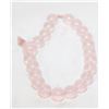 Image 1 : POLISHED ROSE QUARTZ ROUND STONE BRACELET