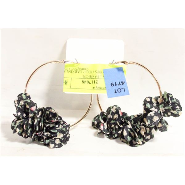 NEW LARGE FASHION PENNINGTON’S HOOP EARRINGS