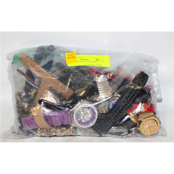 BAG OF WATCHES AND PARTS