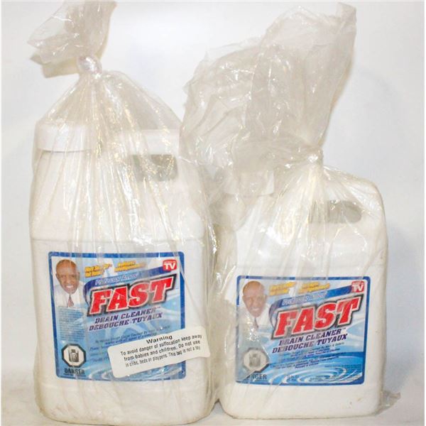 2 BOTTLES LIQUID DRAIN CLEANER