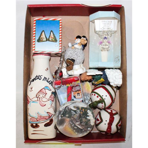 COLLECTION OF CHRISTMAS DECORATIONS