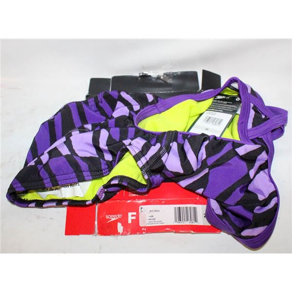 SPEEDO FLYBACK "DISCO BOOM PURPLE" SIZE 20 (US S