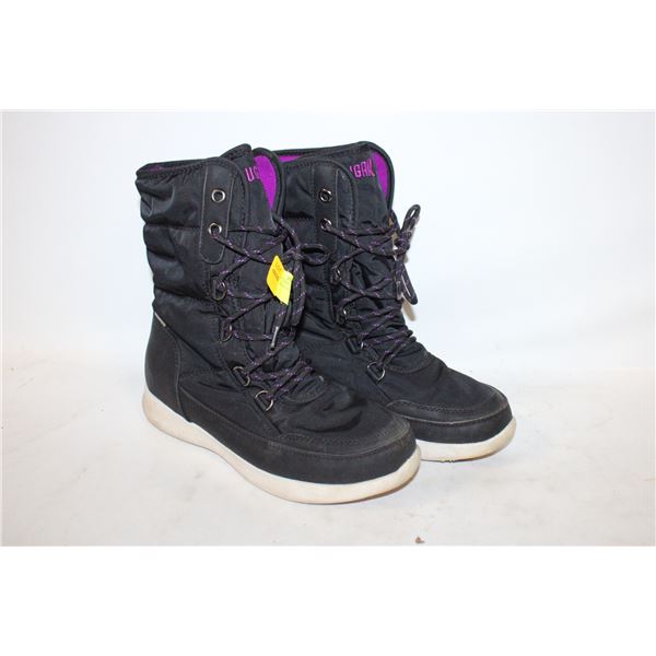 LADIES 9L THINSULATE D&G WINTER BOOTS LEOPARD