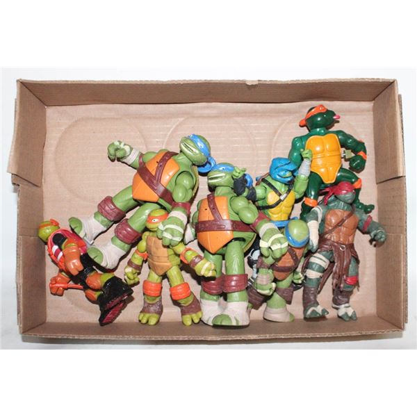 TEENAGE MUTANT NINJA TURTLE ACTION FIGURES