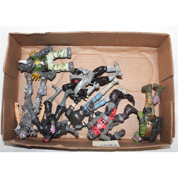 TEENAGE MUTANT NINJA TURTLE ACTION FIGURES