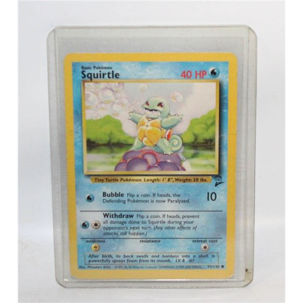 SQUIRTLE BASIC 1999-2000 93/130 CARD