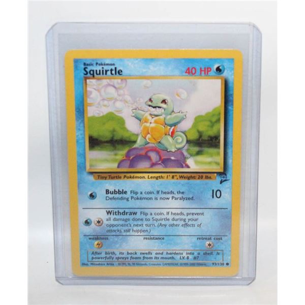 SQUIRTLE BASIC 1999-2000 93/130 CARD