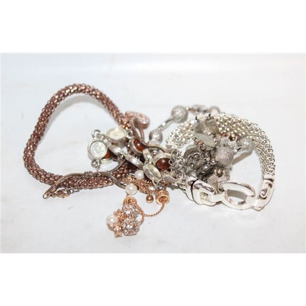 COLLECTION OF FANCY BRACELETS