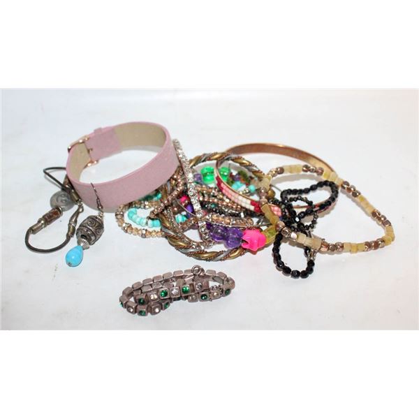 COLLECTION OF MISC BRACELETS