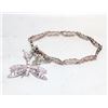 Image 1 : SILVER CHAIN WITH JEWELED DRAGONFLY PENDANT