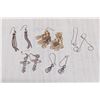 Image 1 : 5 PAIRS OF EARRINGS INC CROSS