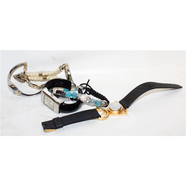 5 LADIES WATCHES - MAY REQUIRE BATTERY