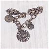 Image 1 : SILVER TONE CHARM BRACELET