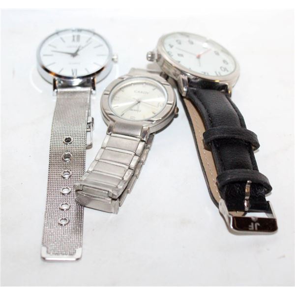 3 MENS WATCHES INC GENEVA AND CARDY