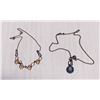 Image 1 : 2 VINTAGE JEWELED NECKLACES