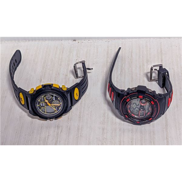 2 BOYS DIGITAL WATERPROOF WATCHES
