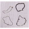 Image 1 : 4 SILVER TONE BRACELETS