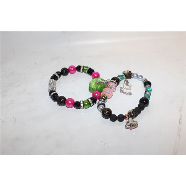 2 HANDMADE BRACELETS