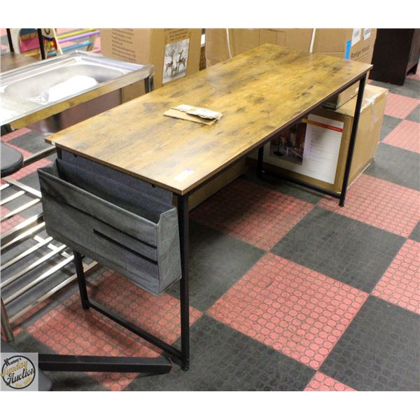 NEWLY ASSEMBLED COTCBLR 55" RUSTIC TABLE