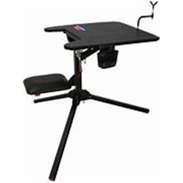 NEWLY ASSEMBLED SWIVEL ACTION BIRCHWOOD CASEY DESK