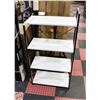 Image 1 : NEWLY ASSEMBLED 4 TIER SHELF WHITE