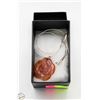 Image 1 : GIFT BOX WITH NECKLACE WITH CURVED ROSE