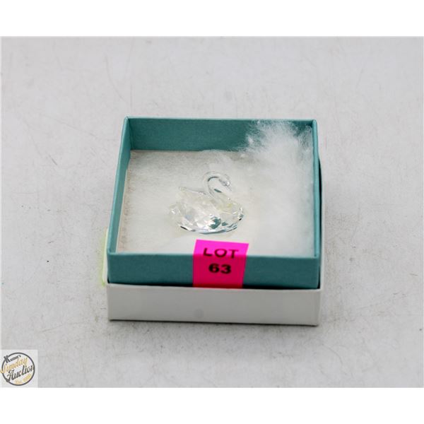 SWAROVSKI CRYSTAL MINATURE SWAN