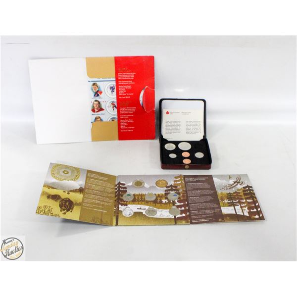 BOX OF ESTATE COLLECTIBLES INCL. 50TH NHL