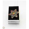 Image 1 : NEW CHRISTMAS SNOWFLAKE BROOCH WITH