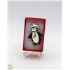 Image 1 : NEW CHRISTMAS PENGUIN BROOCH,RHINESTONES