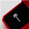 Image 2 : #3359-1.00 CT GRA CERTIFIED EMERALD CUT MOISSANITE