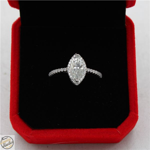 #3360-1.00 CT GRA CERTIFIED MARQUISE BRILLIANT CUT
