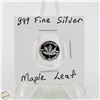 Image 1 : #3380-CANADIAN .999 FINE SILVER 1 GRAM WITH