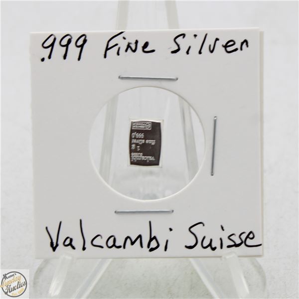 #3386- CANADIAN .999 FINE SILVER 1 GRAM TOKEN WITH