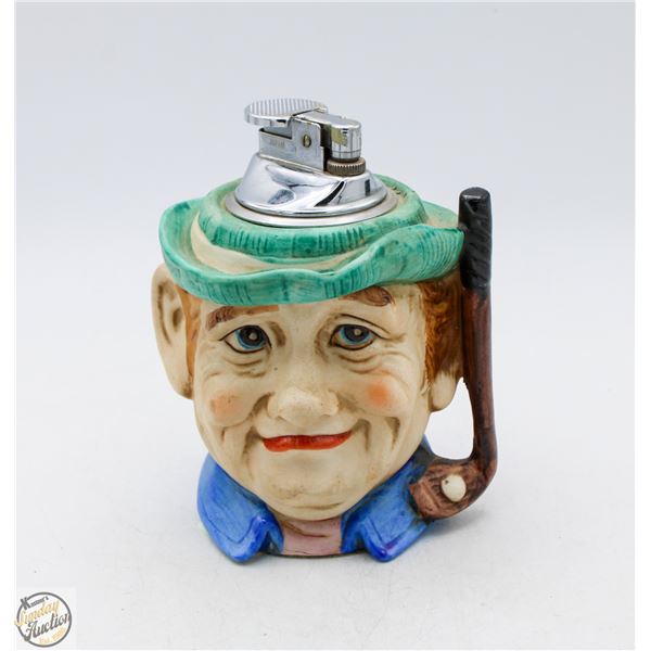 VINTAGE GOLF THEMED TABLE LIGHTER