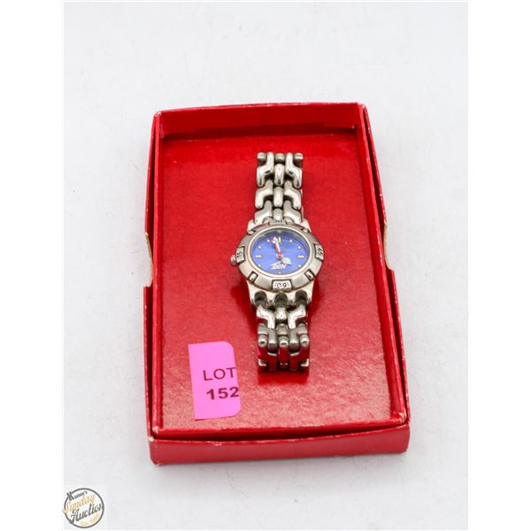 NIKE LADIES WATCH, 28MM CASE, W/ NEW BATTERY