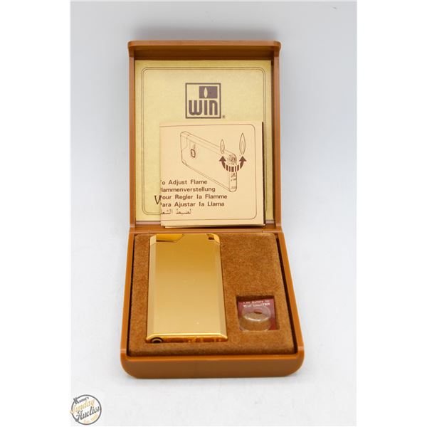 VINTAGE WIN ELECTRIC IGNITITION BUTANE LIGHTER