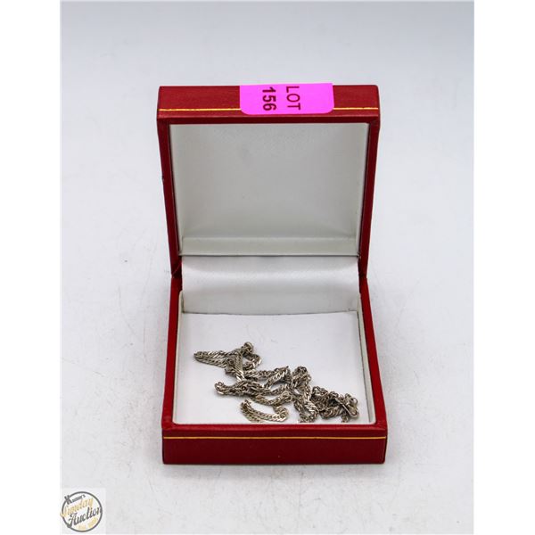 SILVER 925 ITALY LADIES NECKLACE 18 IN LONG