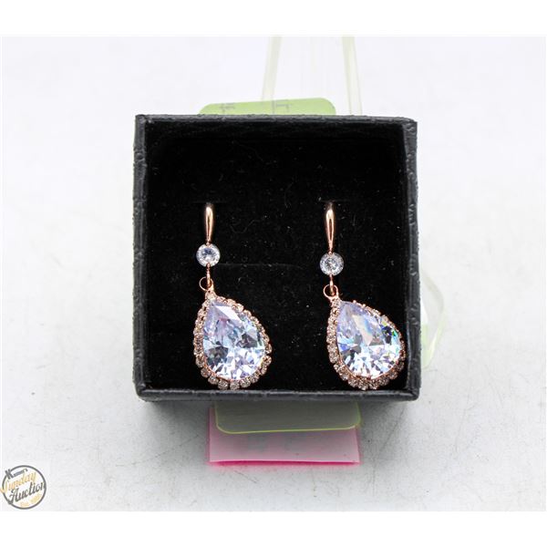 SILVER 925 GOLD PLATED EARRINGS