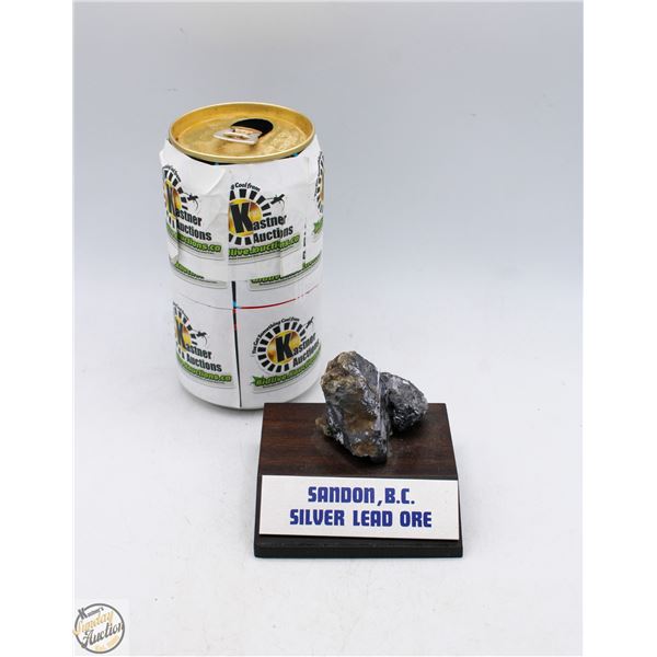 SILVER LEAD ORE SPECIMEN FROM SANDON, BC