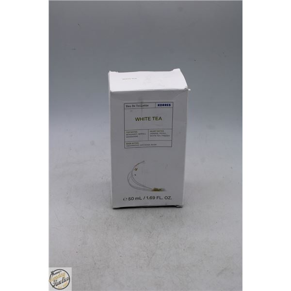 KORRES WHITE TEA 50ML EAU DE TOILETTE, MADE IN