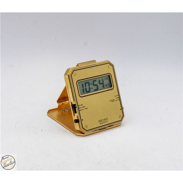 VINTAGE MINIATURE SEIKO DIGITAL ALARM CLOCK