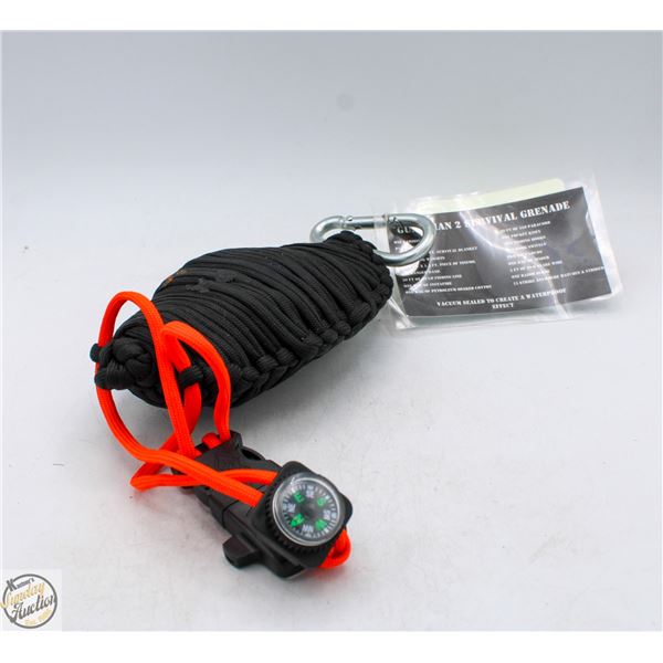 GUARDIAN 2 SURVIVAL GRENADE INCLUDES CARIBINER,