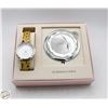 Image 1 : BCBG MAXAZRIA WATCH & MIRRO SET, ORIGINAL BOX &