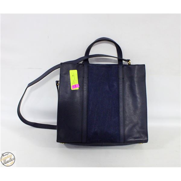 FOSSIL WOMEN'S CARMEN TOTE BAG, INSIGNIA BLUE