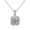 Image 5 : 1 CT GRA CERTIFIED ROUND BRILLIANT 925S NECKLACE