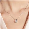 Image 4 : 1 CT GRA CERTIFIED ROUND BRILLIANT 925S NECKLACE