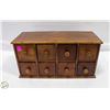 Image 1 : ESTATE WOOD 8 DRAWER JEWELLERY BOX