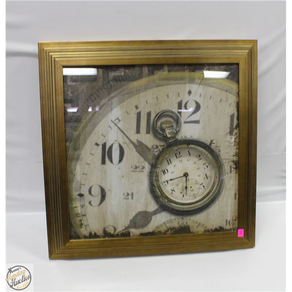 ESTATE FRAMED WALL CLOCK